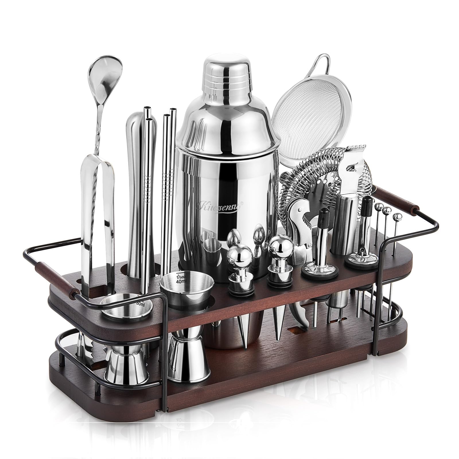 KITESSENSU set-coctel-shaker-24oz, ideal para preparar cocteles en casa