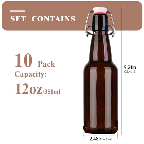KITGLASCUP botella para vainilla extract, ámbar, protege aroma