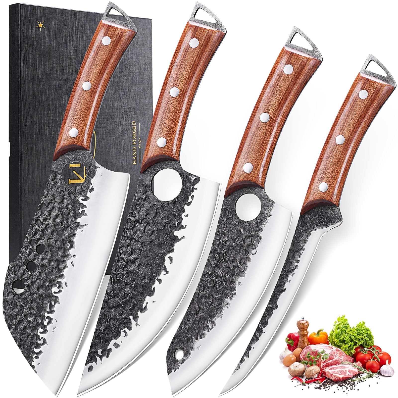 KITNATS cuchillo corta-huesos de 7-8 pulgadas, excelente para despiece preciso