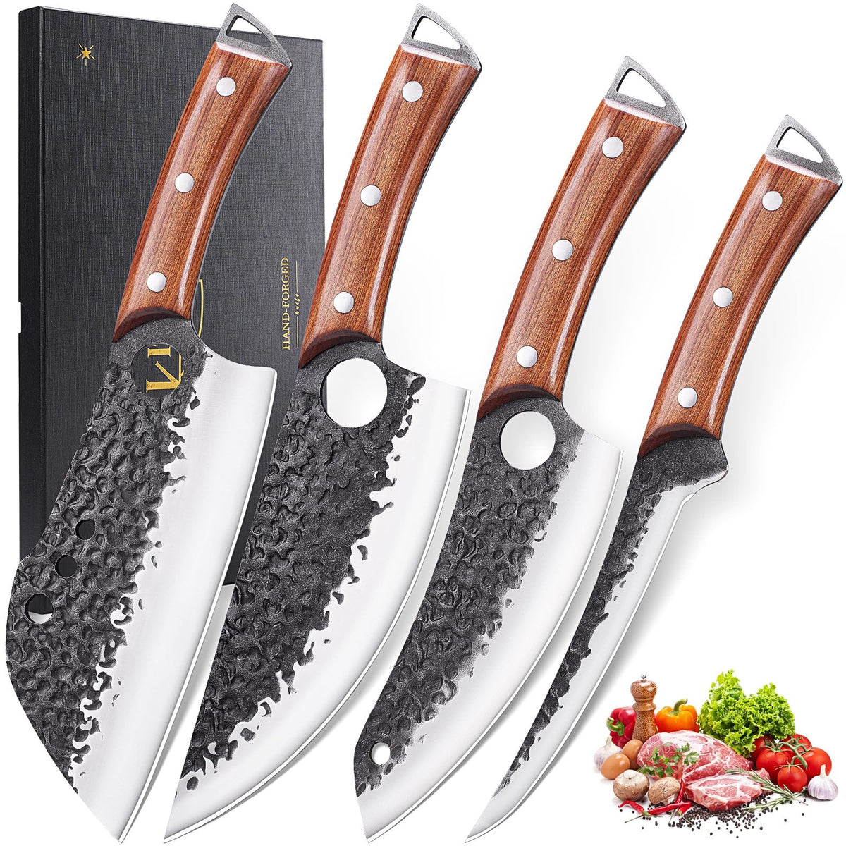 KITNATS cuchillo corta-huesos de 7-8 pulgadas, excelente para despiece preciso