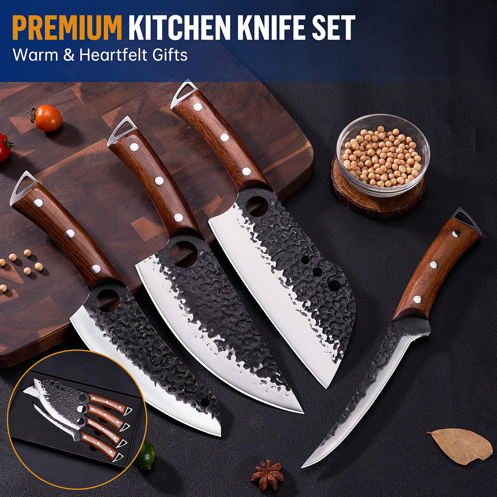 KITNATS cuchillo deshuesar de 7 pulgadas para limpiar carne