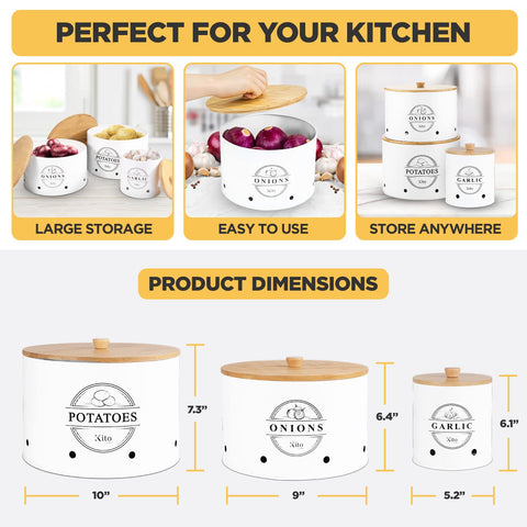 Regalo de cocina Kito LIVING con juego de contenedores para casa.