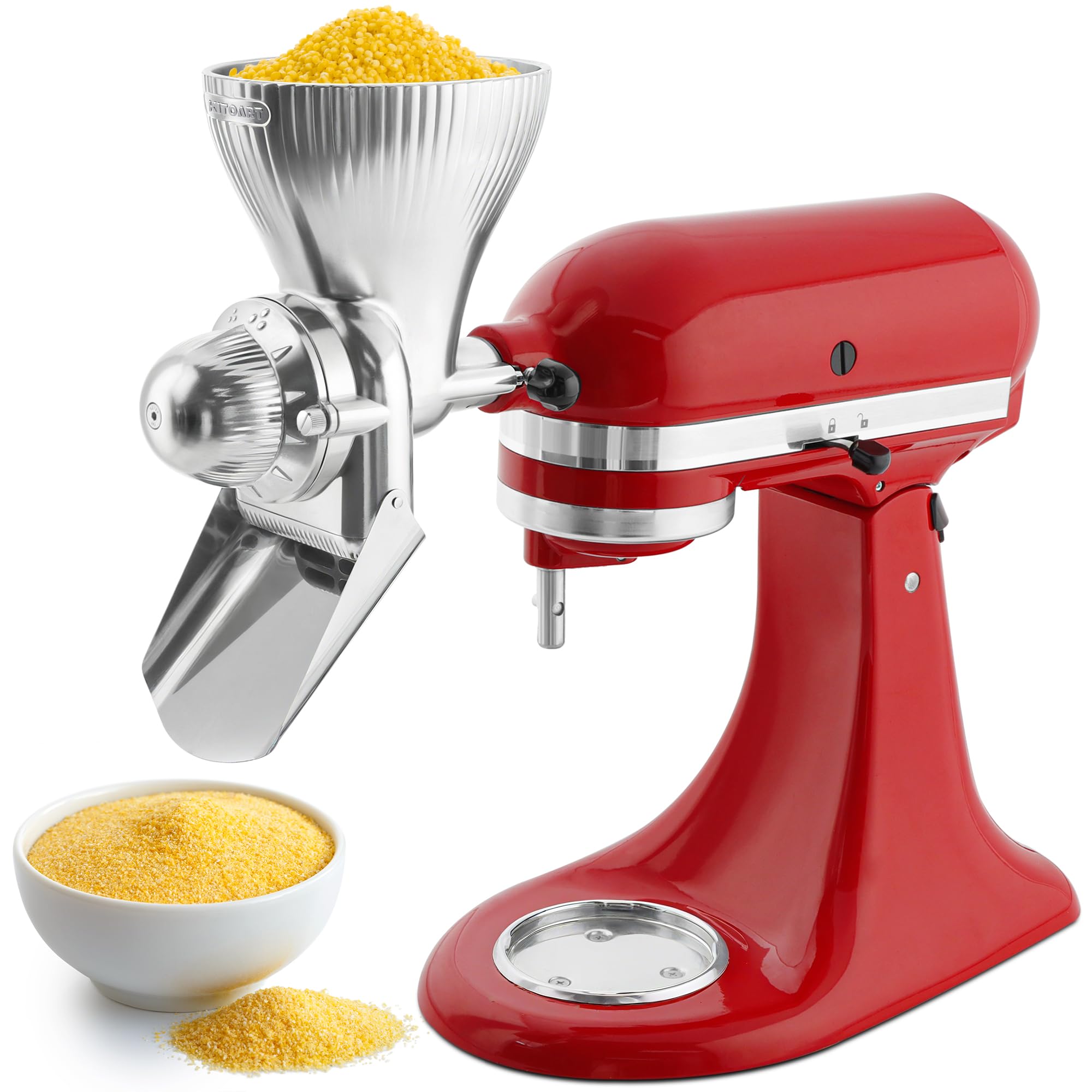 KITOART molinillo para batidora KitchenAid: ensamblaje estable para moler cereales
