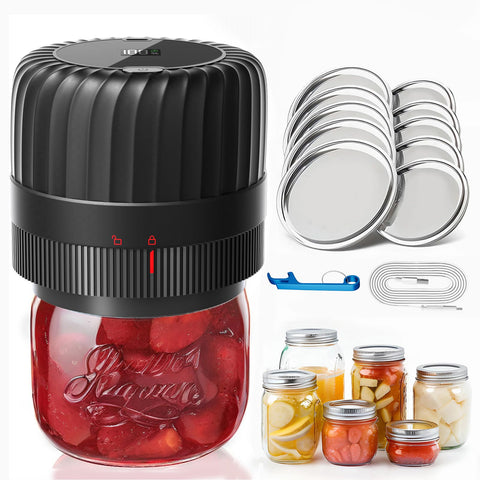 KITOOL tarro Mason boca ancha con sellado eficiente para conservar alimentos