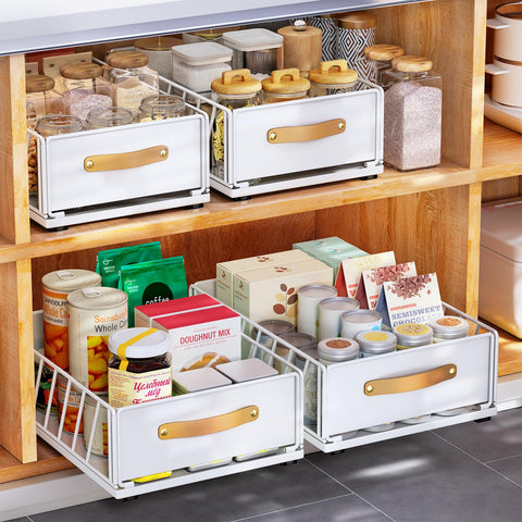 Kitstorack organizador deslizante de armario con adhesivo nano para optimizar espacio.