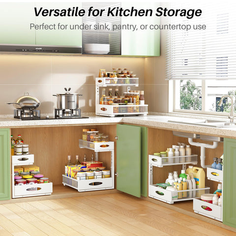 Kitstorack Organizador multiusos para cocina y baño, ordena fácilmente.