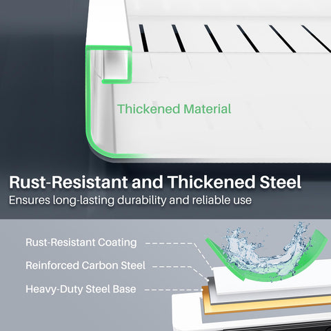 Kitstorack placa metálica resistente para carga pesada y duradera.