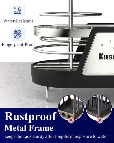 Kitsure soporte removible para cepillos facilita la limpieza.