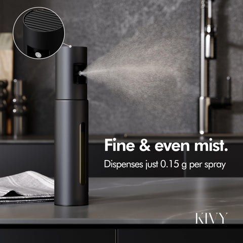 KIVY atomizador de vidrio para vinagre adereza ensaladas con control