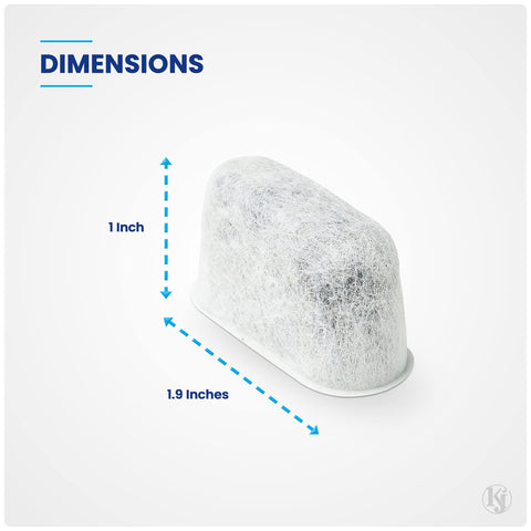 Malla micromesh de alta calidad mantiene el carbón dentro del filtro para rendimiento constante.
