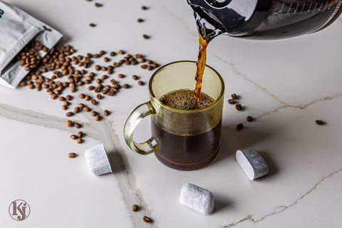 K&J filtro ideal para lograr un sabor de café más limpio filtrando impurezas.
