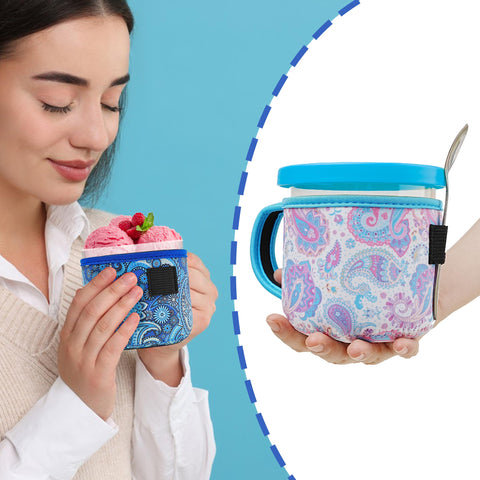 KJQJLY compatible con Ninja Creami, mantiene firme el contenedor 16oz