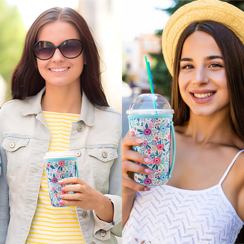 Fundas KJQJLY con anti-condensación para manos secas y bebidas.