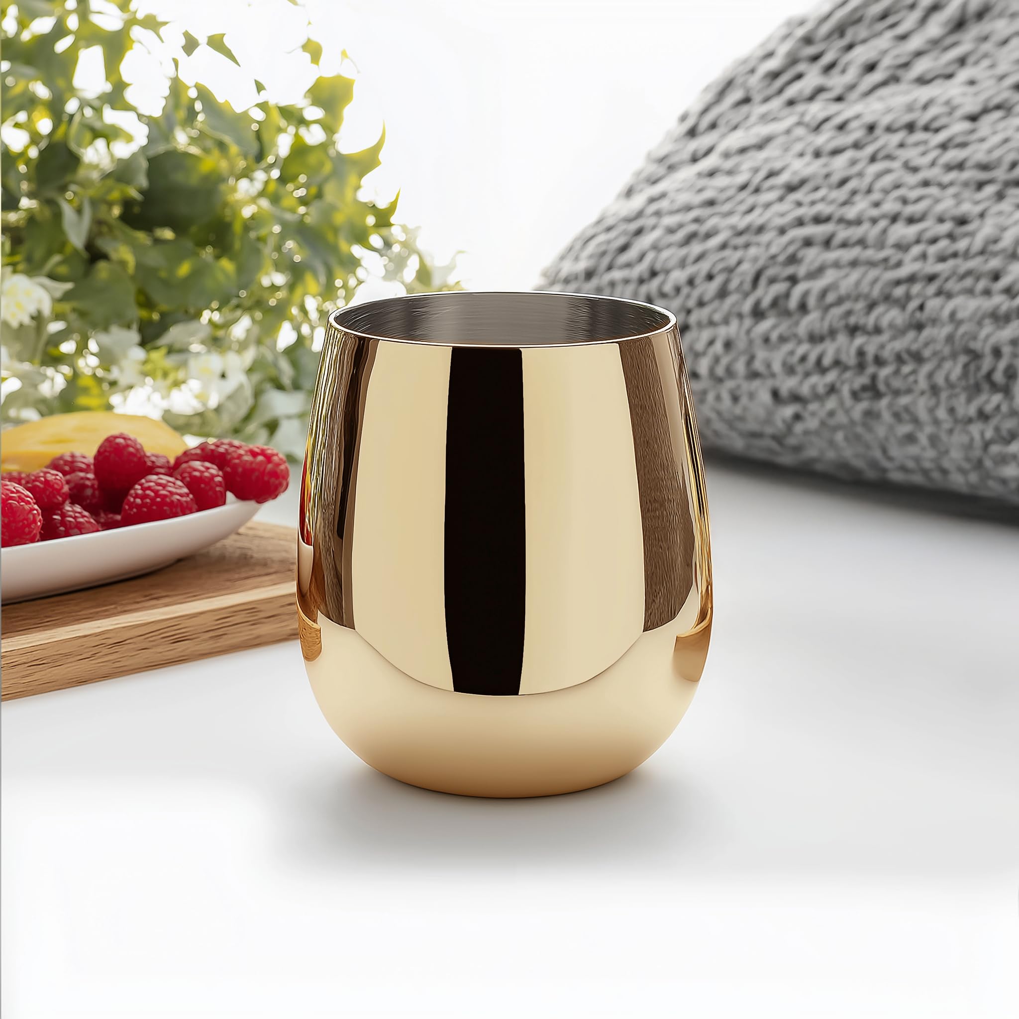 Regalo dorado K&K Home, vaso ideal para bodas o celebraciones.