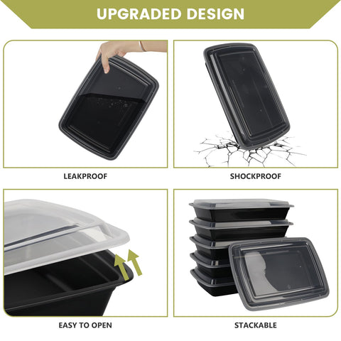 Kkyvvy contenedores-durables-pp-material resistente para uso diario.