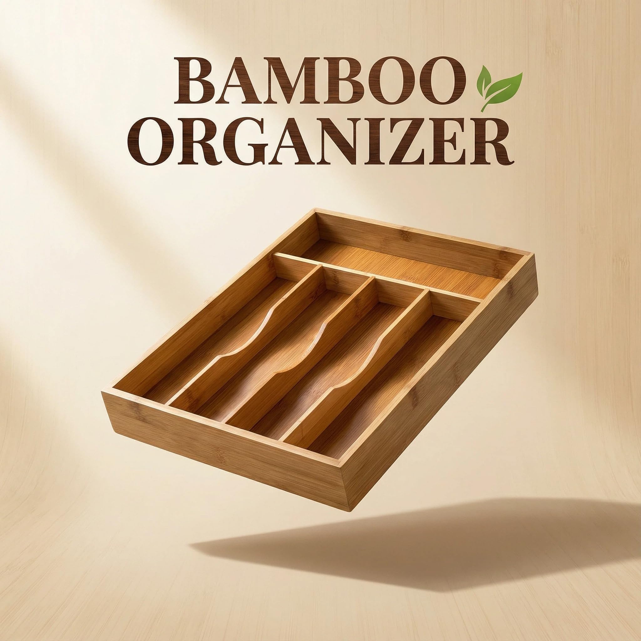 Klabelle acabado bambú natural con vetas auténticas y toque ecológico.
