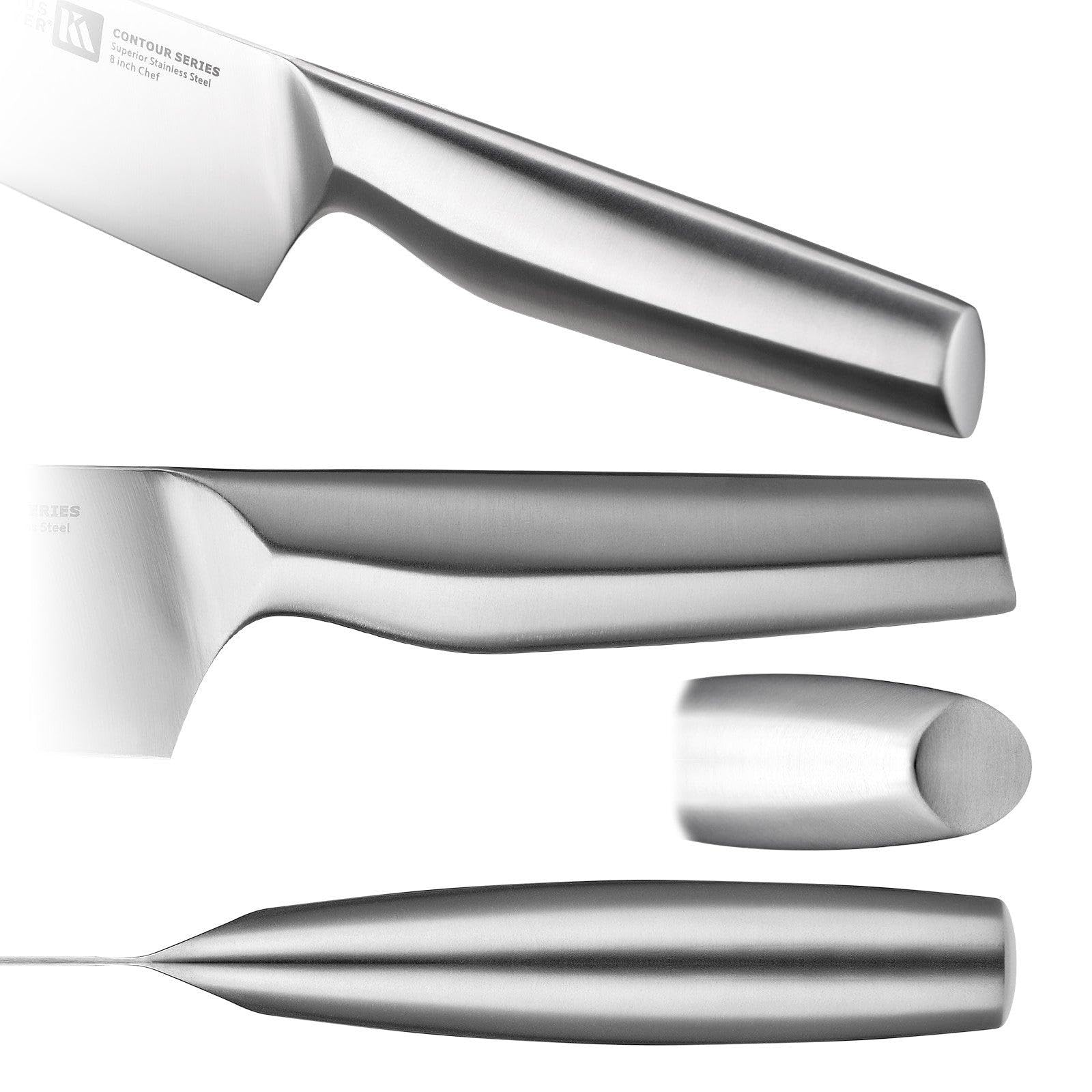 Klaus Meyer mango ergonómico ofrece agarre cómodo y seguro.
