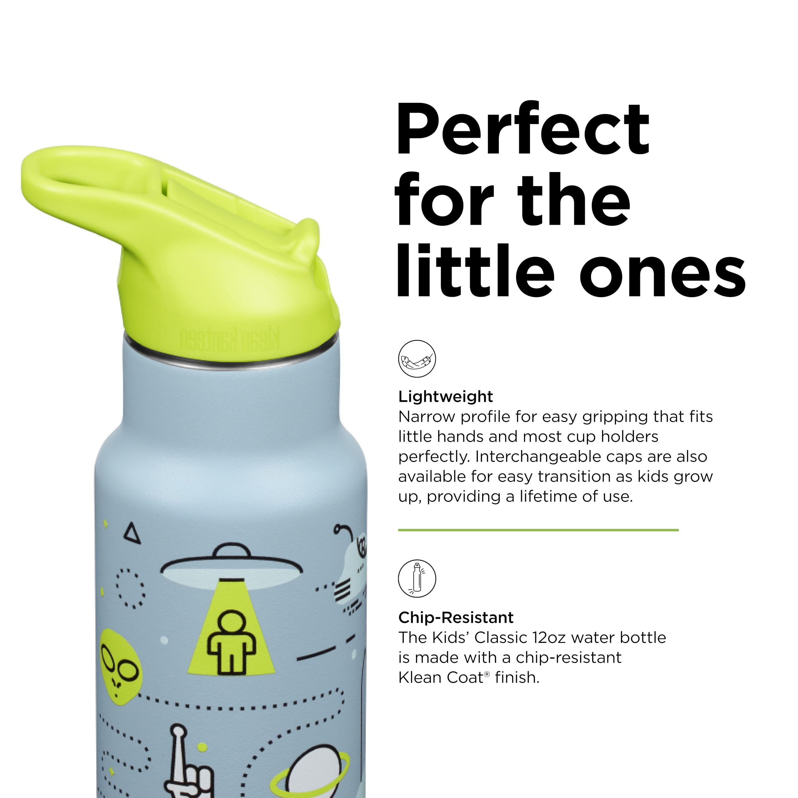 Klean Kanteen: acero 18/8 sin BPA, alternativa segura al plástico.