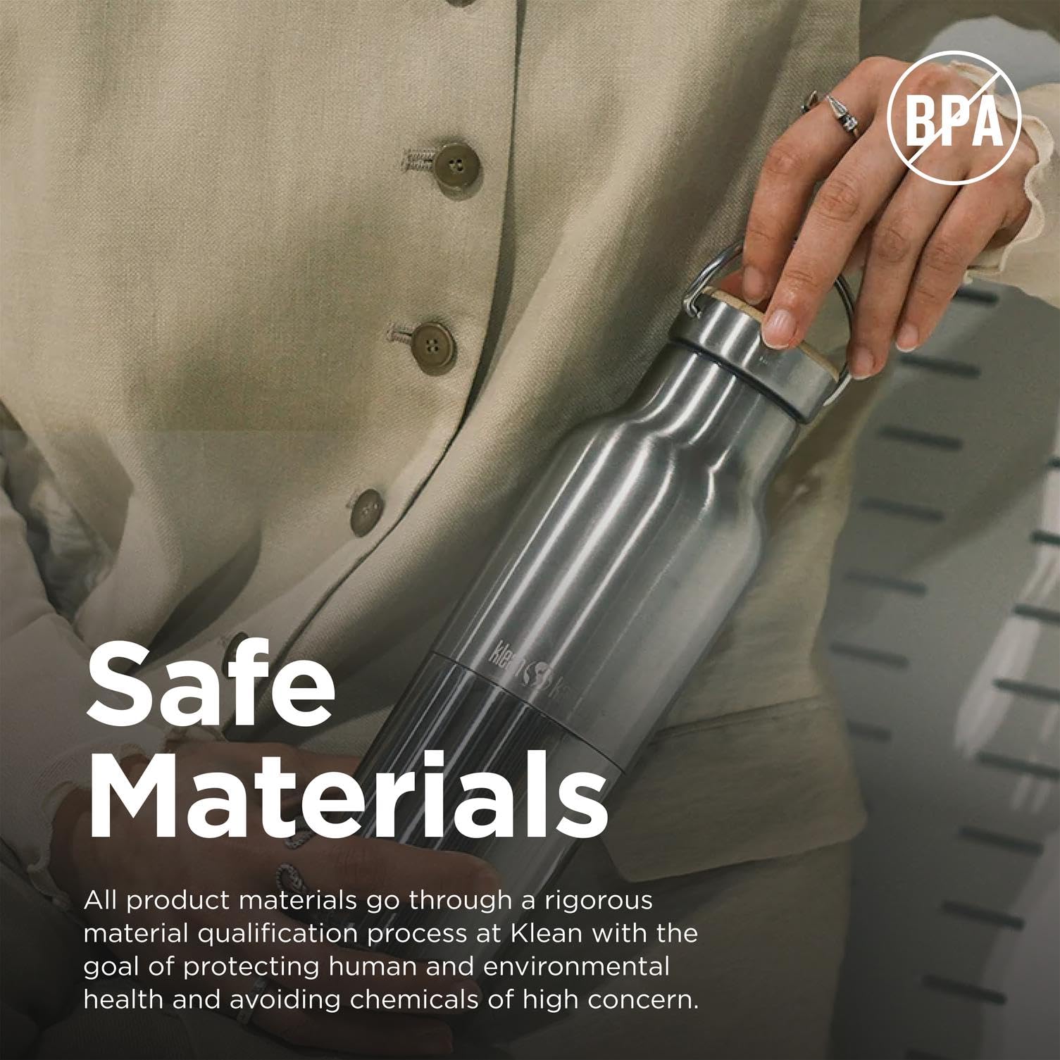 Base apta para lavavajillas de la Klean Kanteen Rise Reflect y limpieza sencilla