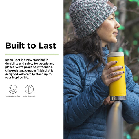 Klean Kanteen TKWide Atardecer, pared doble para mayor temperatura y condensación reducida.