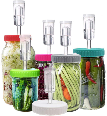 Tapa de fermentación Klemon para frasco ancho con sello hermético
