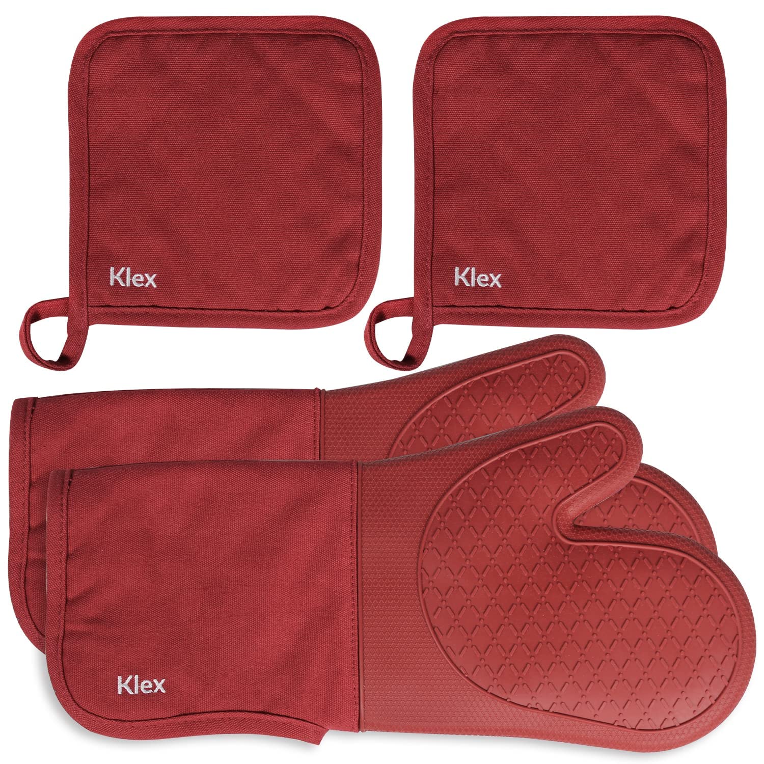 Diseño rojo de Klex añade estilo práctico a la cocina.