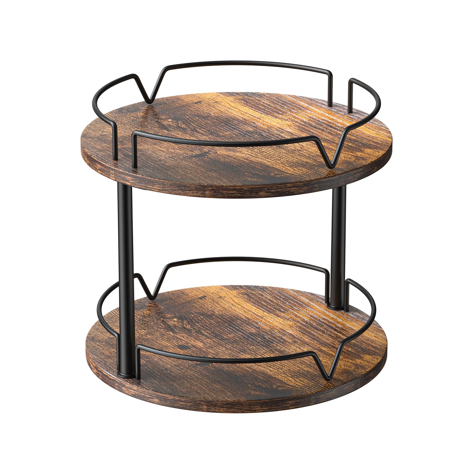 KLM giratorio de madera 12 pulgadas, acceso fácil a especias.