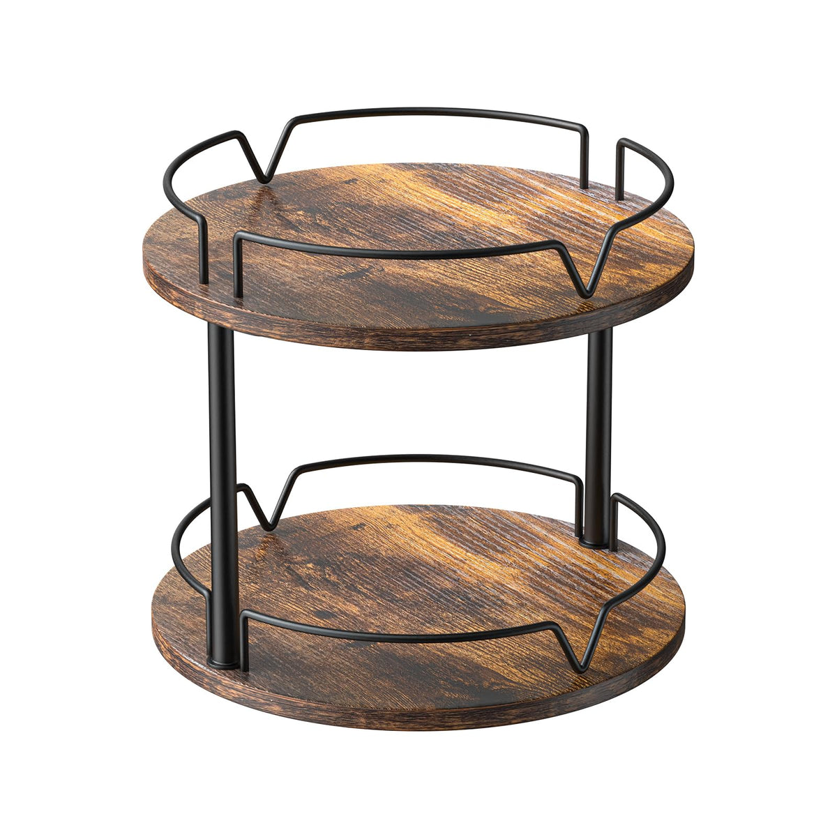 KLM giratorio de madera 12 pulgadas, acceso fácil a especias.