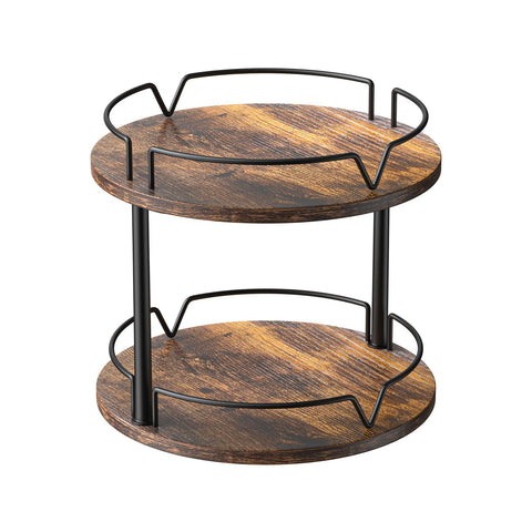 KLM giratorio de madera 12 pulgadas, acceso fácil a especias.