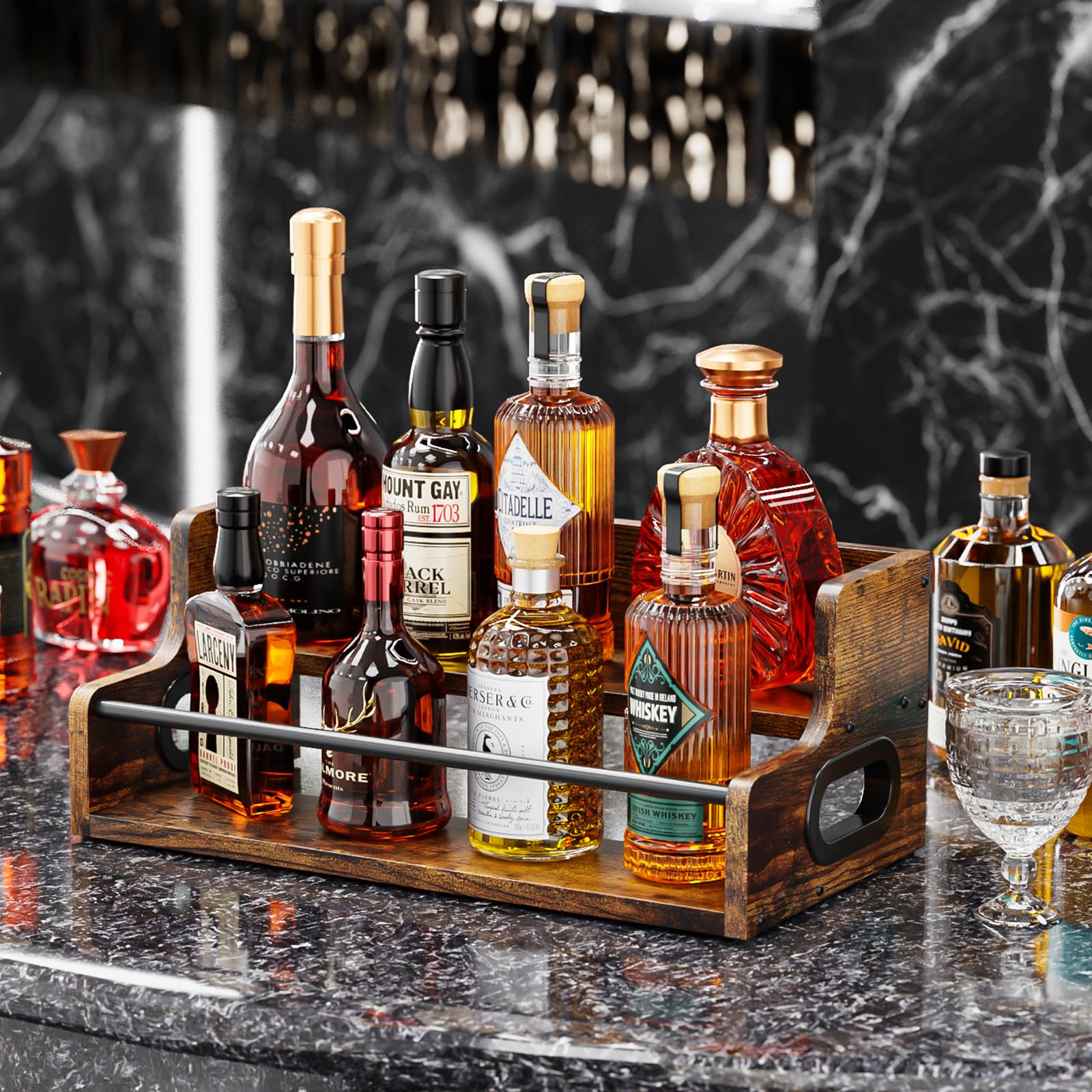 Organizador de jarabes de café KLM para bebidas personalizadas en casa