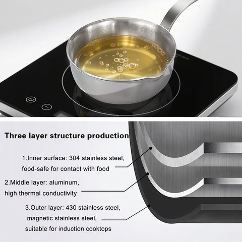 Kloahmo doble cocina: apta para inducción y gas.