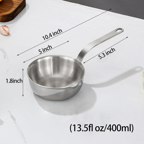 Kloahmo sartén mini 400 ml, ideal para salsas y huevos.