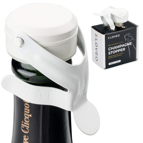 KLOVEO WAF Stopper: tapa italiana que mantiene las burbujas y la frescura
