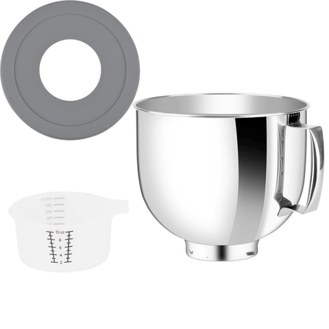 Kltchonald bol de acero inoxidable de 5 qt, duradero y apto para temperaturas variables.