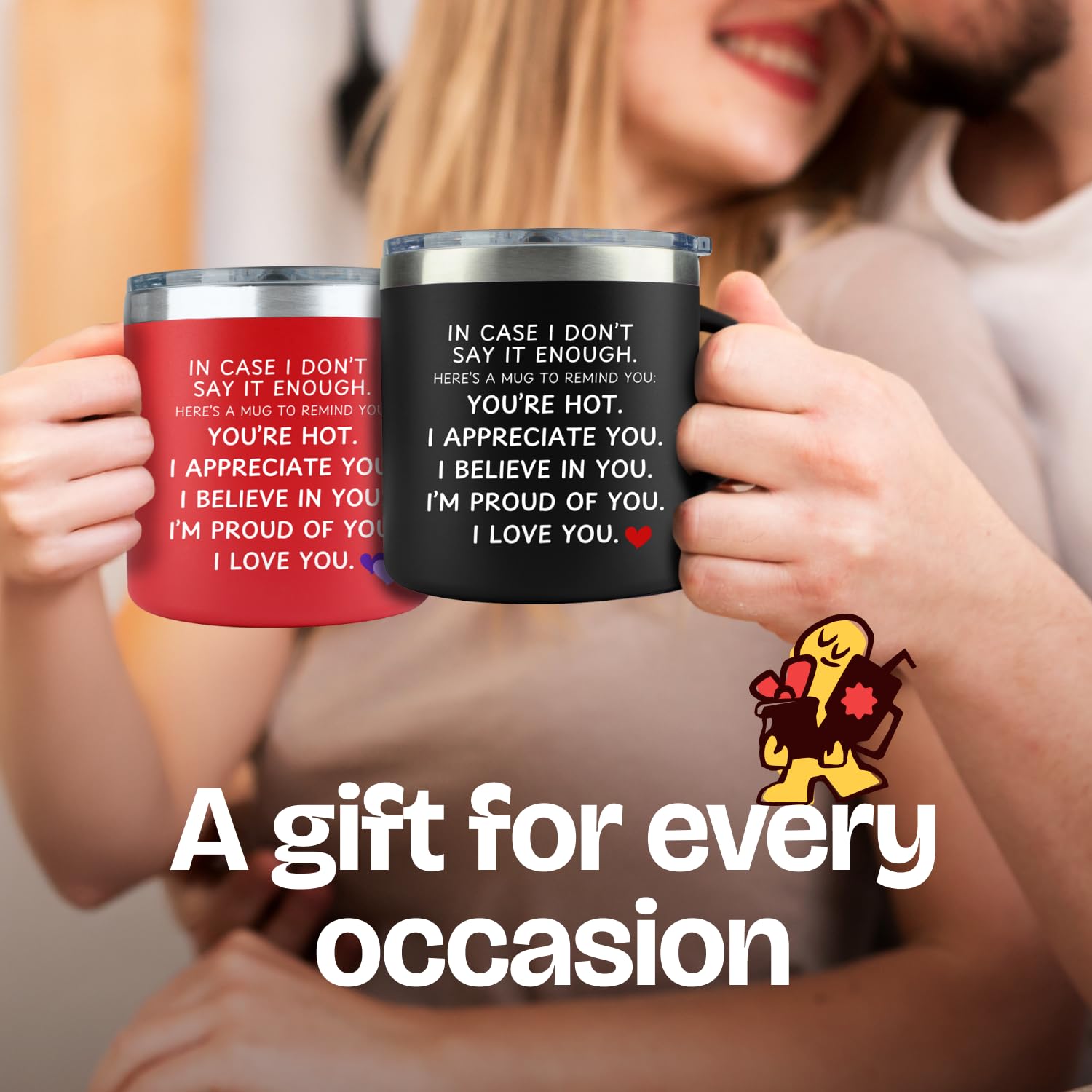 Taza KLUBI aislada con doble pared para bebidas calientes.