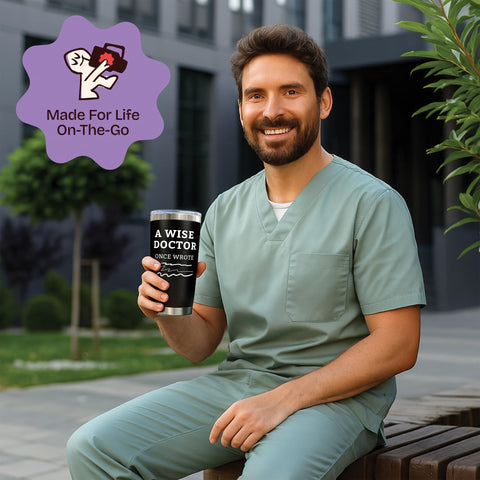 KLUBI Taza termica para estudiantes de medicina 20oz ideal para clases