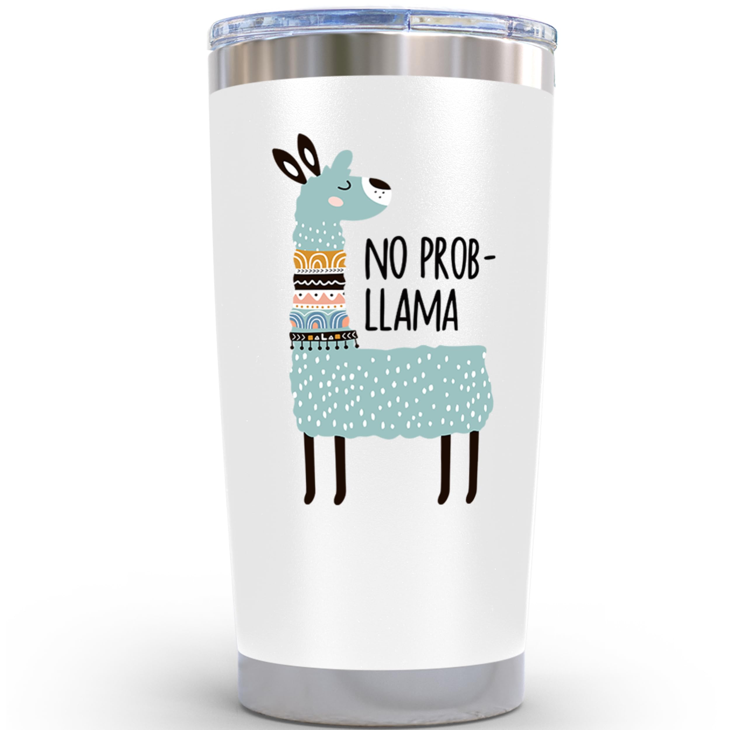 Vaso KLUBI con llama frontal, ideal para uso diario en la oficina.