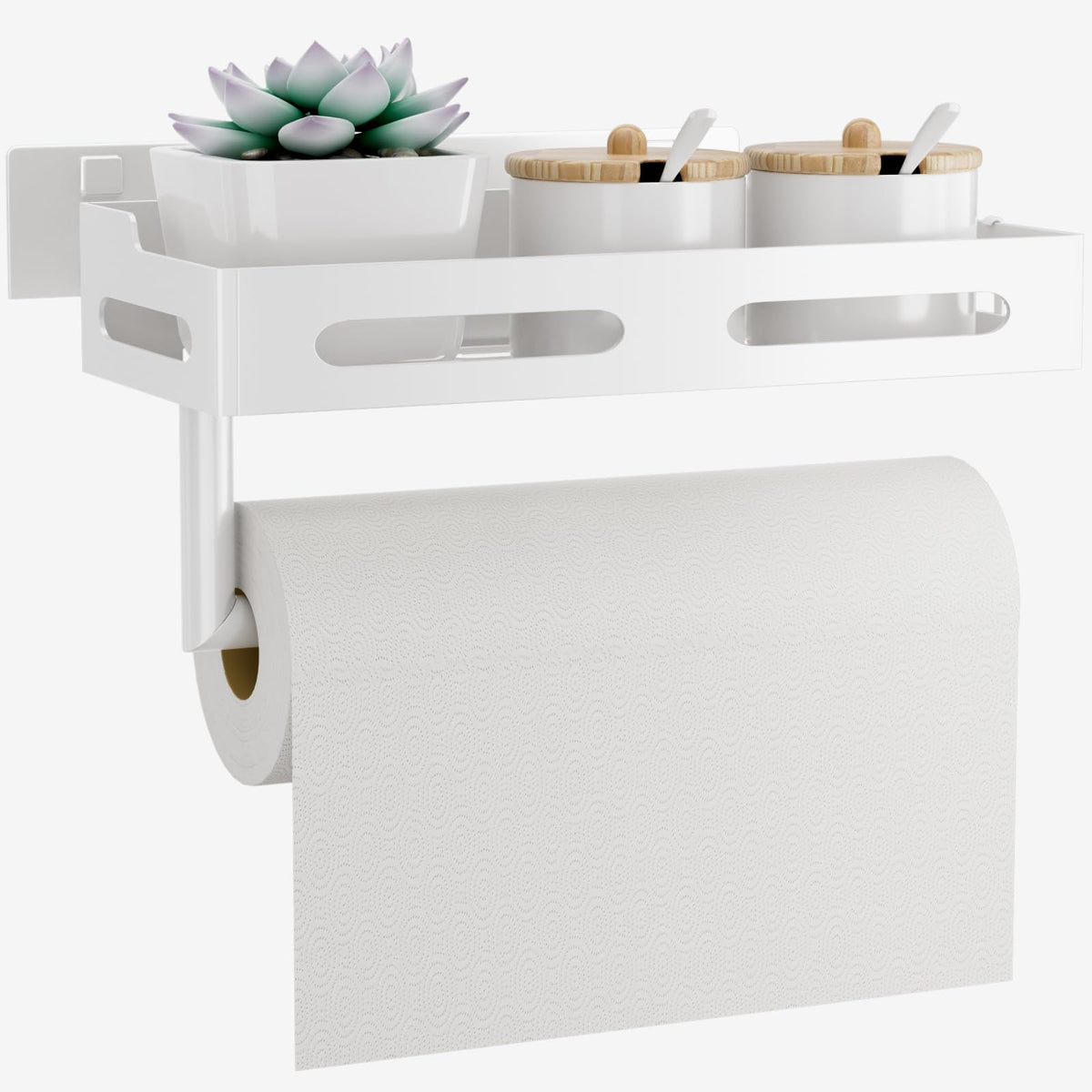 KLYLVENNE porta-papel pared estante cocina facilita acceso rápido