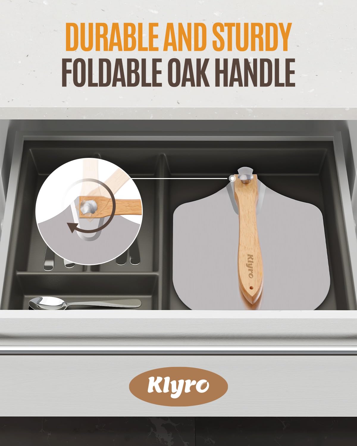 KLYRO juego de accesorios para horno de pizza diseño ligero y resistente