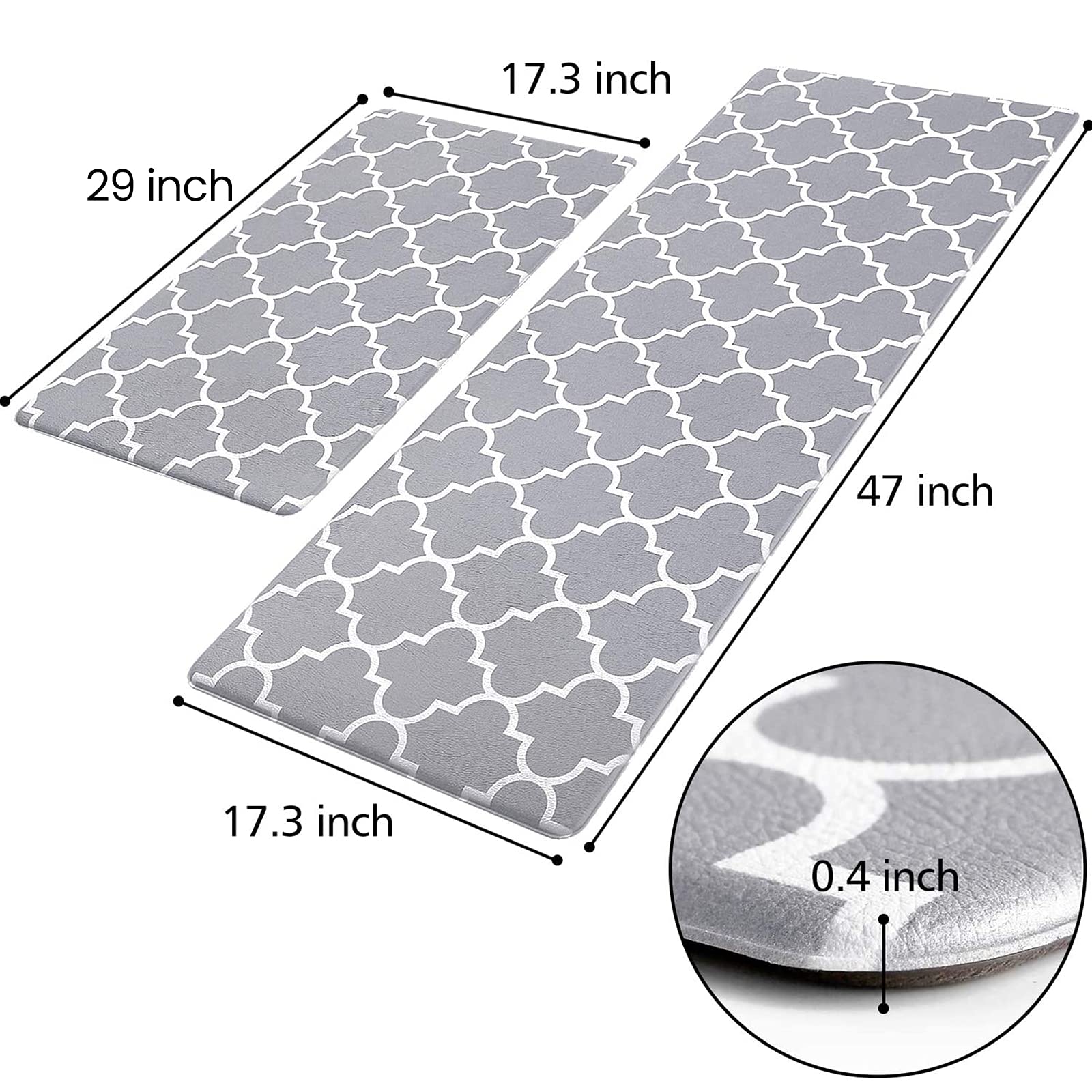 KMAT, alfombra cocina antideslizante e impermeable ideal para salas mojadas
