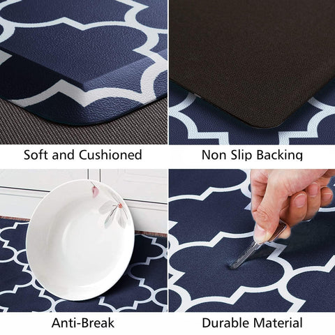 KMAT alfombra cocina impermeable y fácil de limpiar para uso diario.