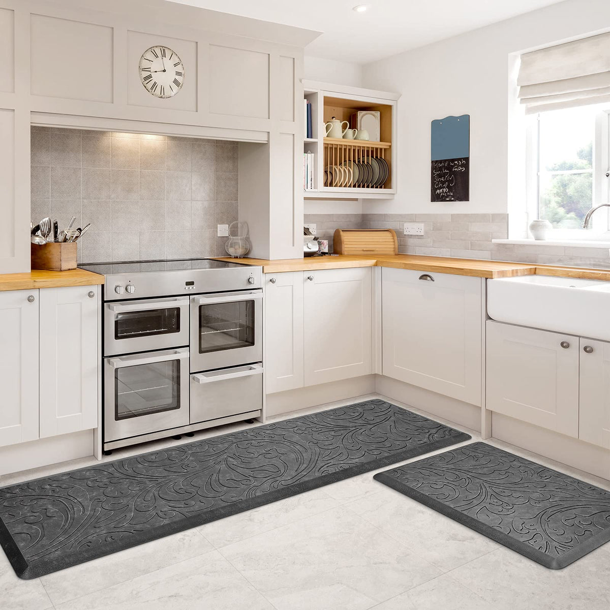 KMAT alfombrilla de cocina anti-fatiga con superficie impermeable para mayor comodidad al cocinar