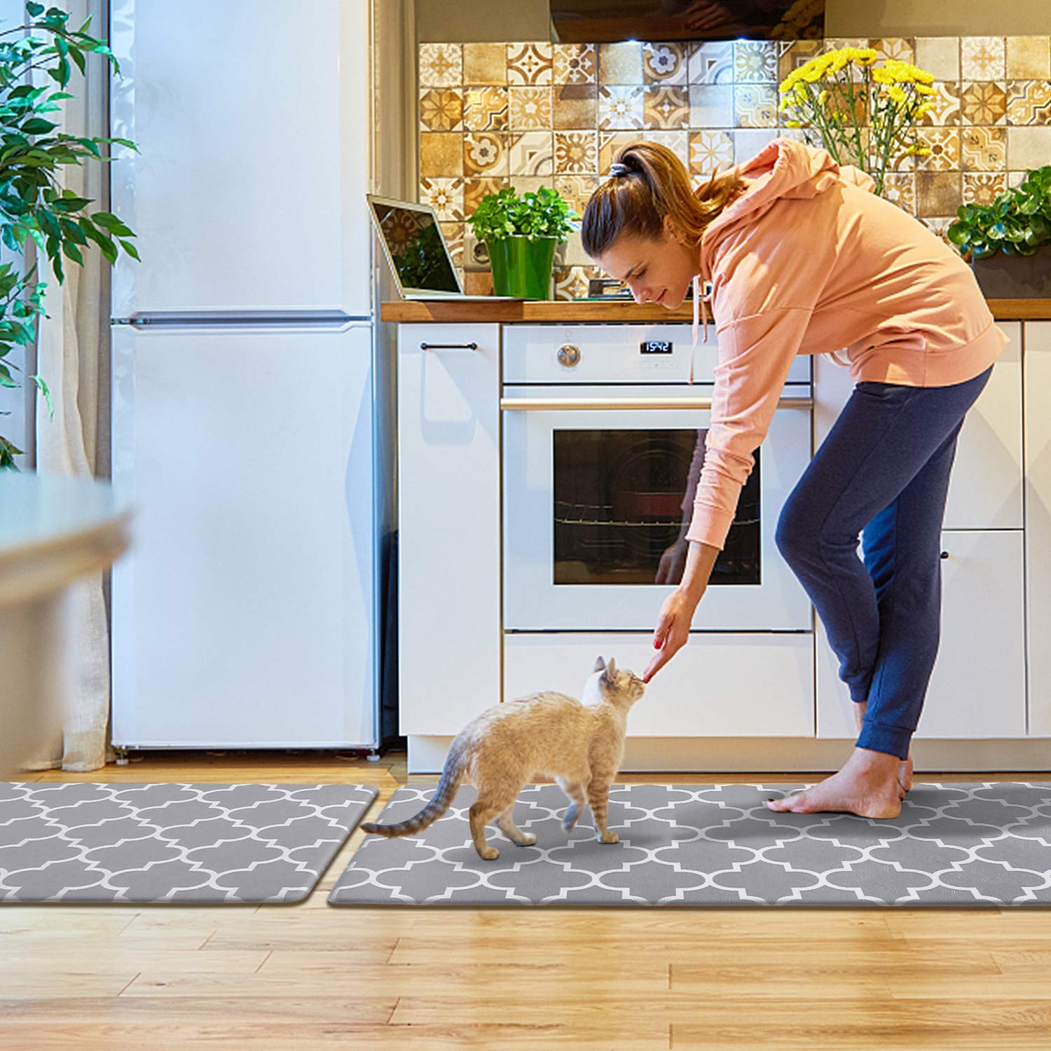 KMAT, conjunto de dos piezas para cocina y lavandería, duraderas
