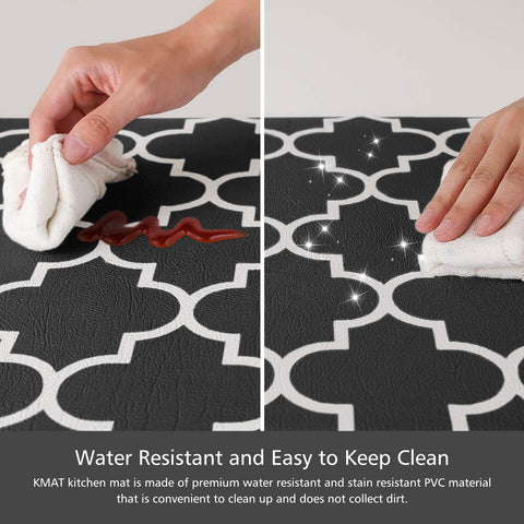 KMAT superficie impermeable facilita la limpieza y resiste salpicaduras.