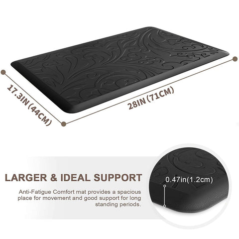 KMAT textura superior con borde biselado para mayor comodidad y seguridad