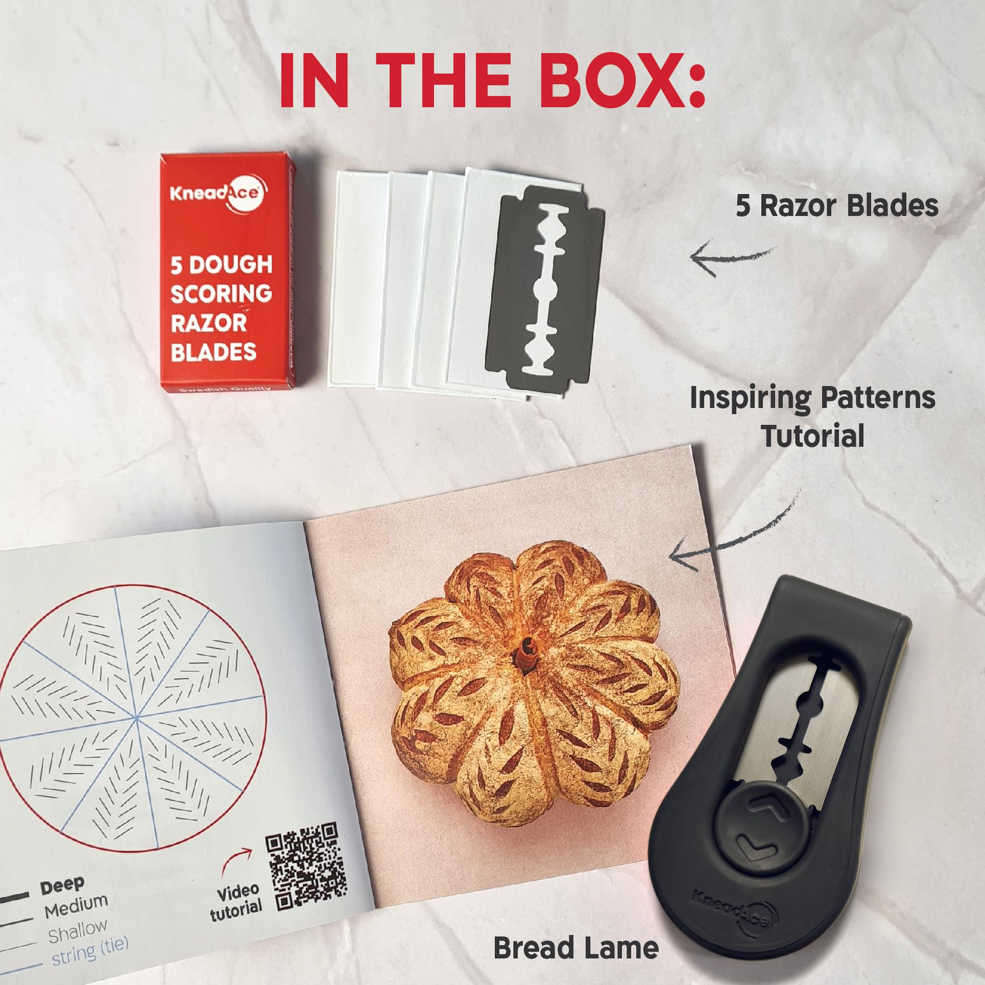 KneadAce kit completo, regalo ideal para panaderos y aprendizaje