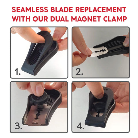 KNEADACE Lame almacenamiento magnetico: guarda cerca de la nevera para mayor orden.