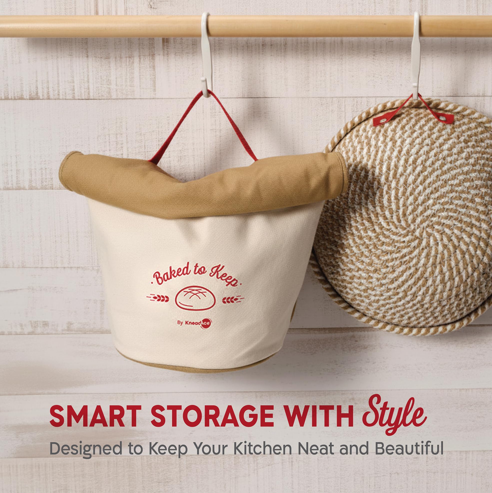 KNEADACE bolsa lavable para múltiples usos sin perder forma.