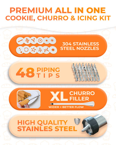 KneadEat, construcción en acero inoxidable 304 para durabilidad.