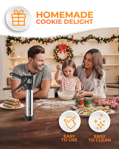 KneadEat, uso doméstico para churros, galletas y decoración de pasteles.